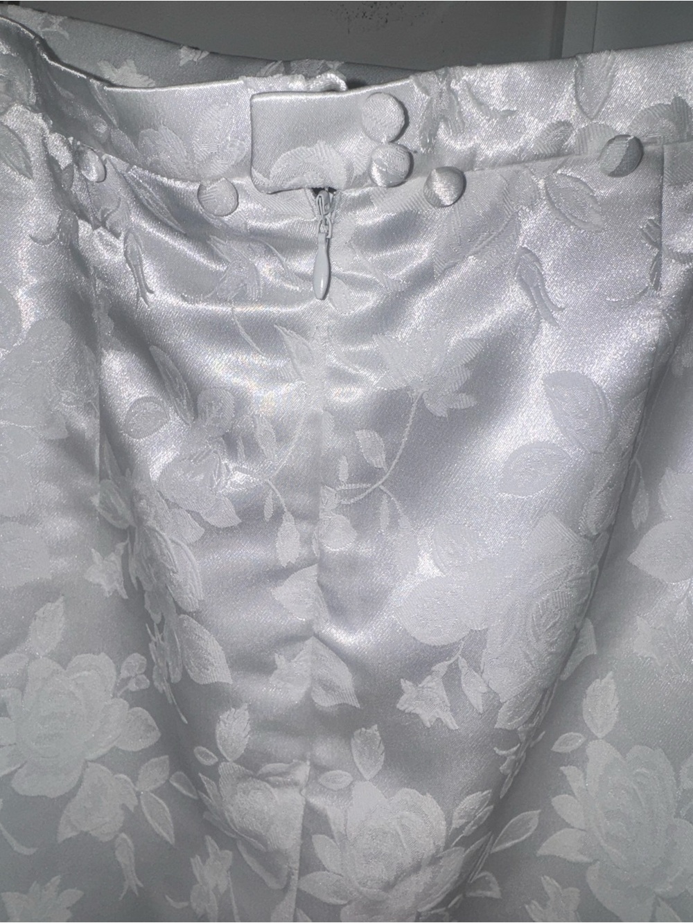 Brand New Custom Bridal Two-Piece Wedding Set + 55β Detachable Veil - Picture 7 of 10